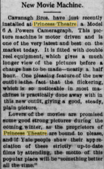 Princess Theatre - 28 Nov 1918 (newer photo)